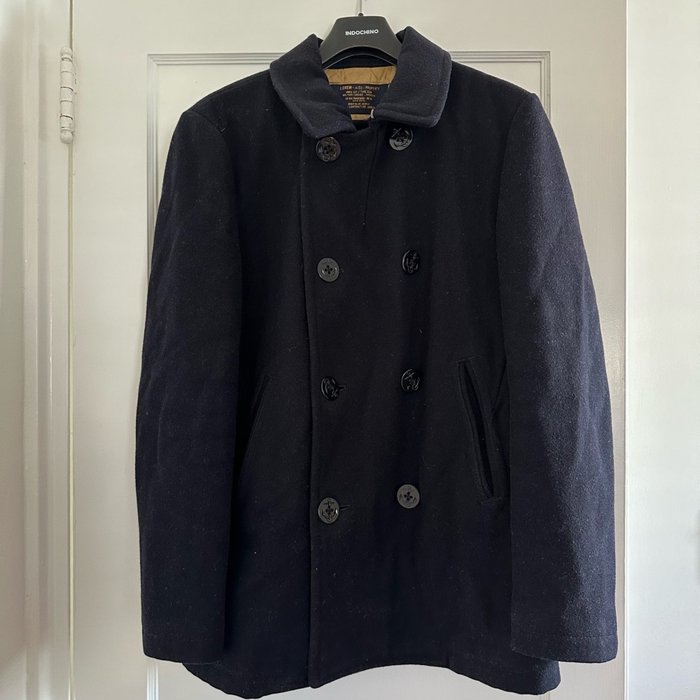 J. Crew Men’s Bayswater Peacoat Size M